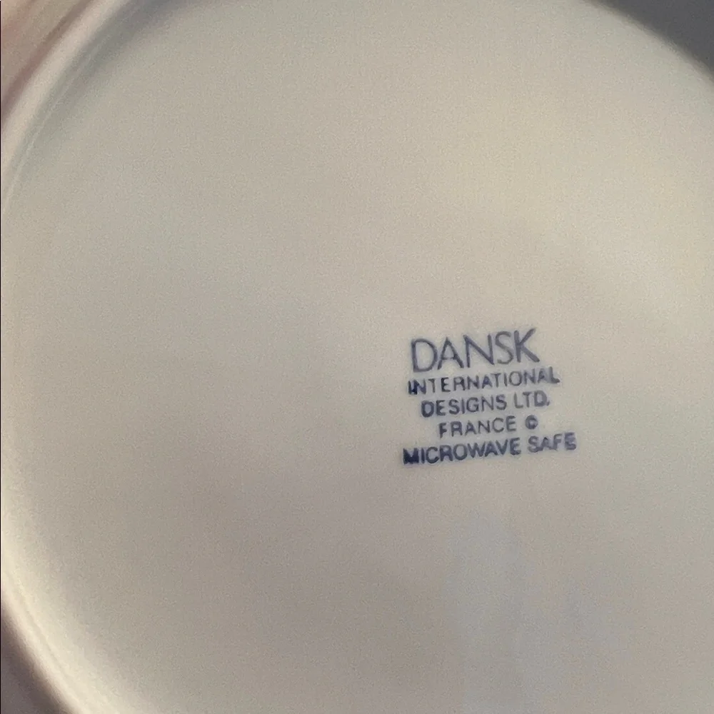 Dansk White Floral Dessert size dishes Set of 4. New in box.  IVY BERRIES